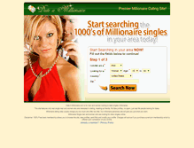 Tablet Screenshot of love.dateamillionaire.com